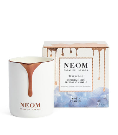 Harrods NEOM Real Luxury Intensive Skin Treatment Candle 140g- Buy online at McGrocer