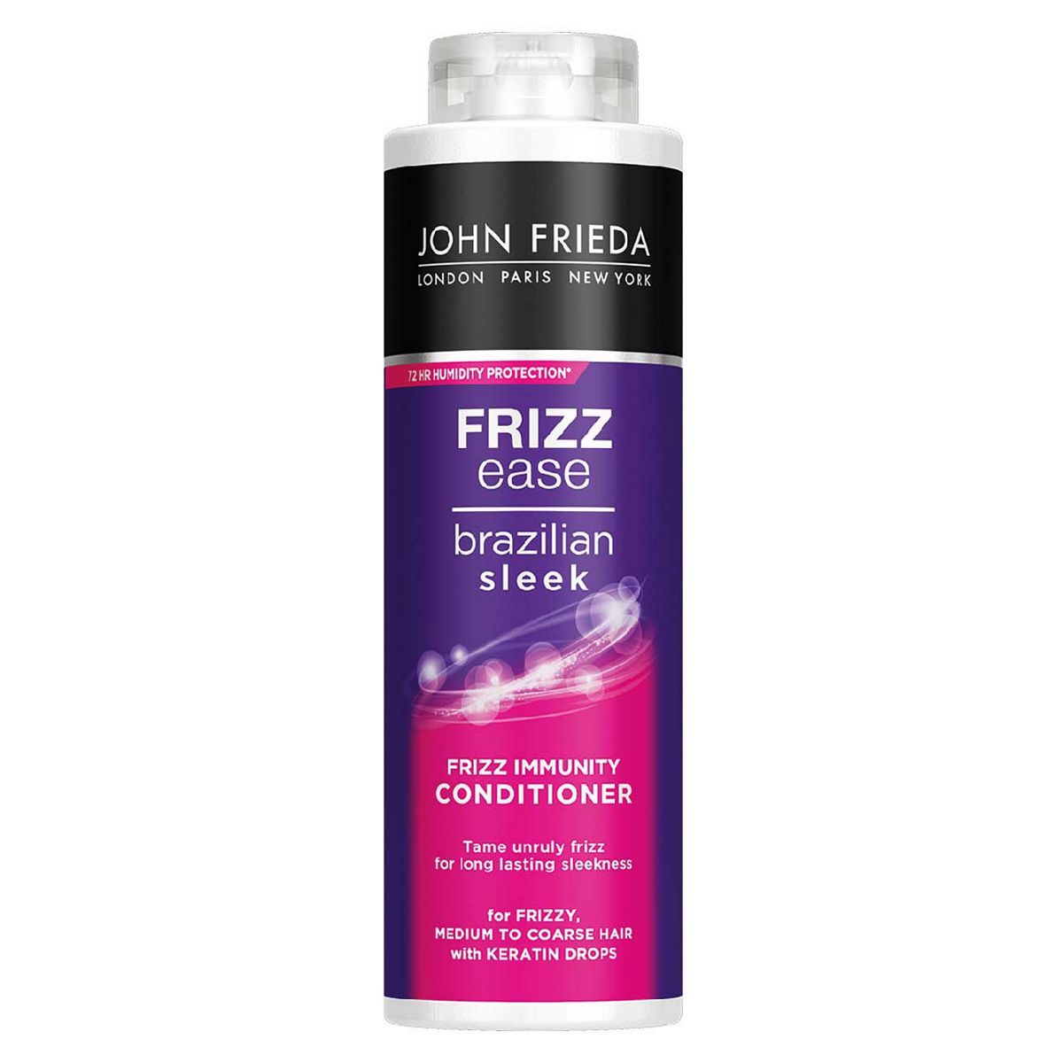 John Frieda Frizz Ease Brazilian Sleek Frizz Immunity Conditioner 500ml for Frizzy, Medium to Coarse Hair GOODS Boots   