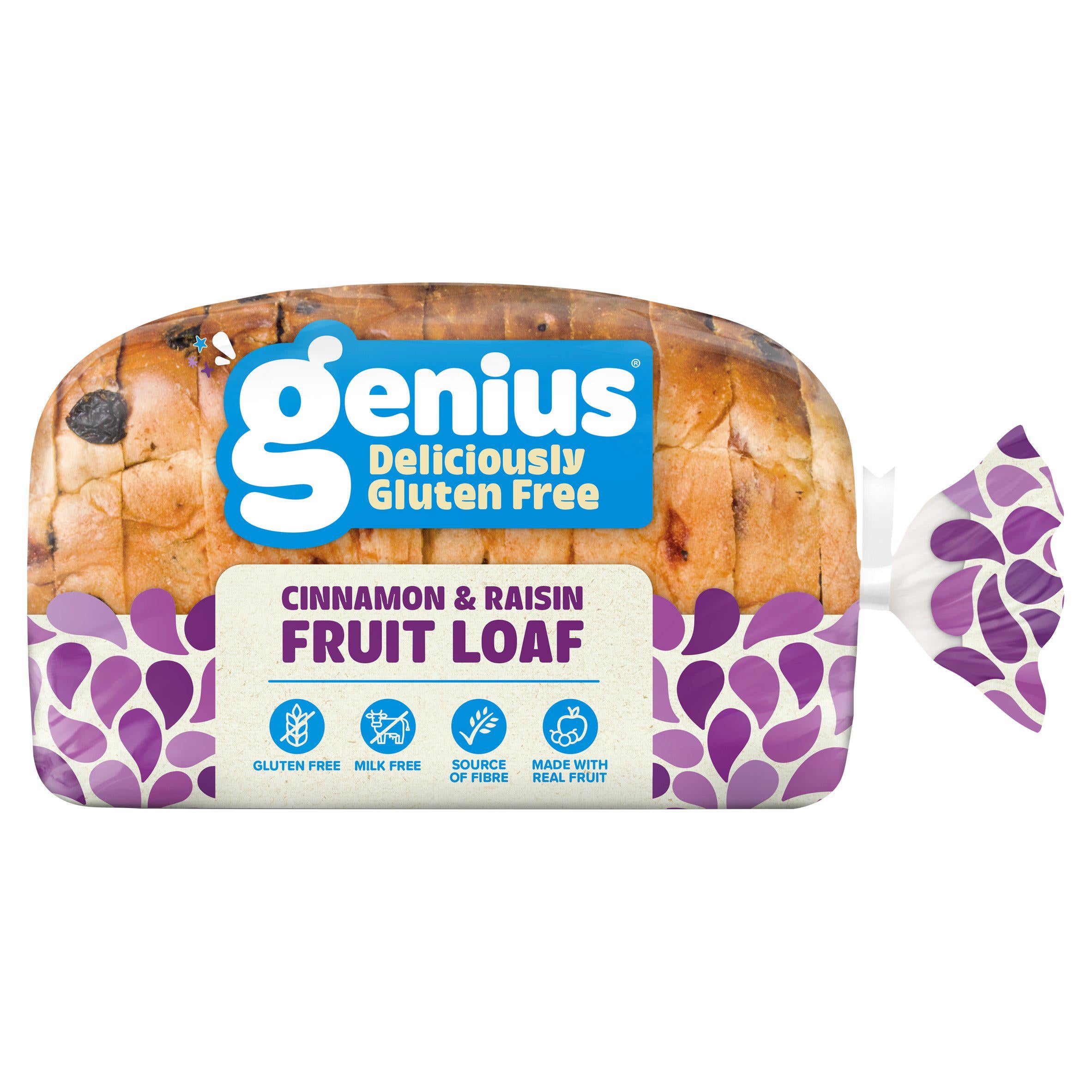 Genius Gluten Free Spicy Sliced Fruit Loaf 400g GOODS Sainsburys   