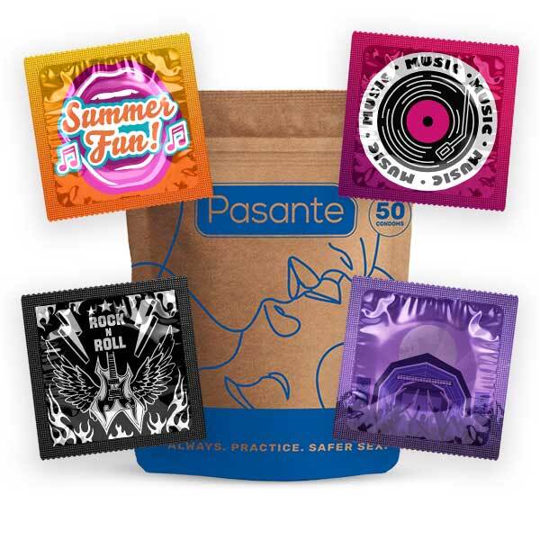 Pasante Festival Themed Condoms 36 pack - British product