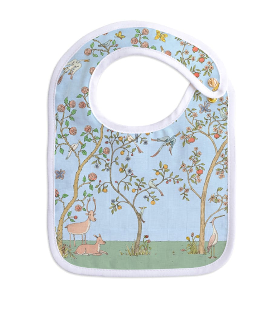 Atelier Choux small cotton bloom bib GOTS certified organic, UK version