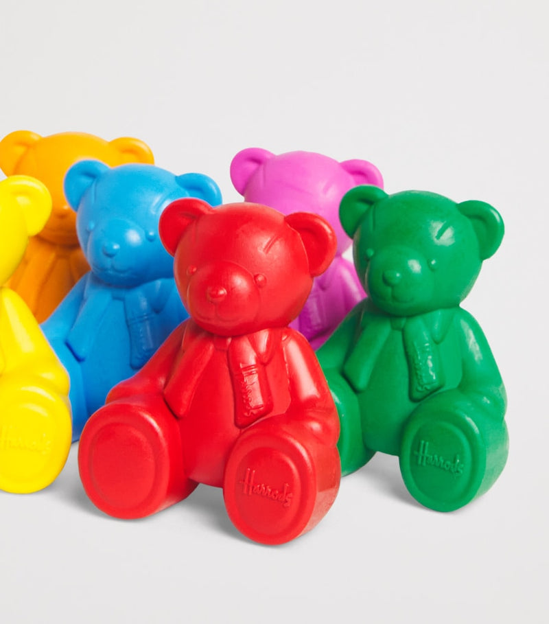 Harrods bear crayons set of 6 (British brand)
