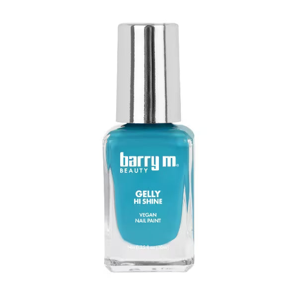 Barry M Gelly Hi Shine Nail Paint Blue - British product
