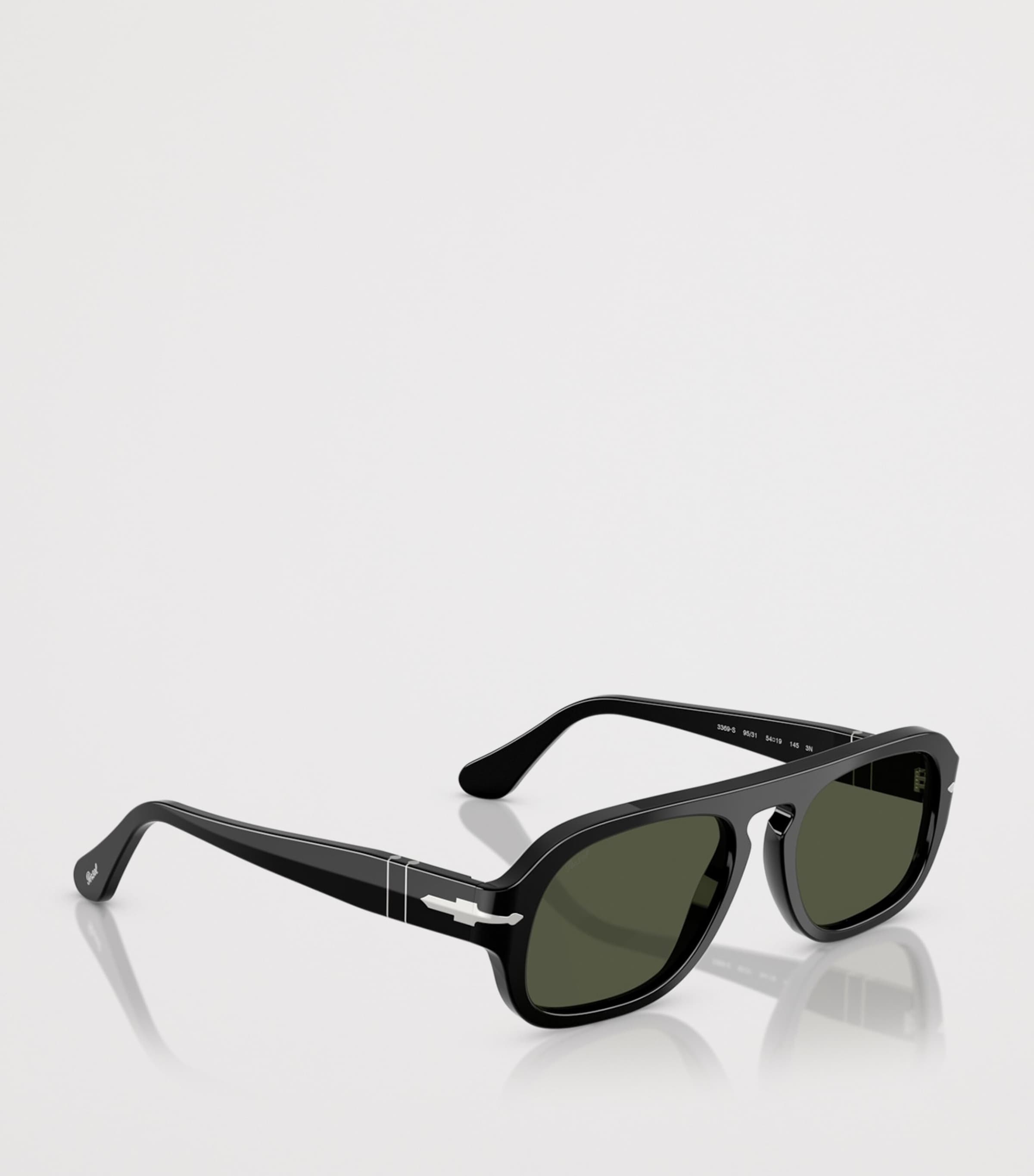 Persol Square Pilot Sonnenbrille mit Acetatrahmen, UK-Version