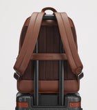 Carl Friedrik Ayrton leather backpack (British brand)