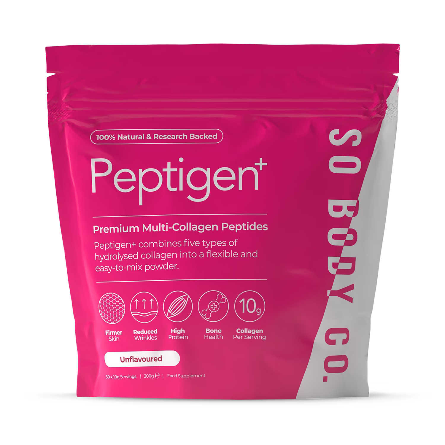 So Body Co collagen supplement multi collagen 30 servings - British product