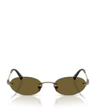 Miu Miu oval metal sunglasses, imported from the UK