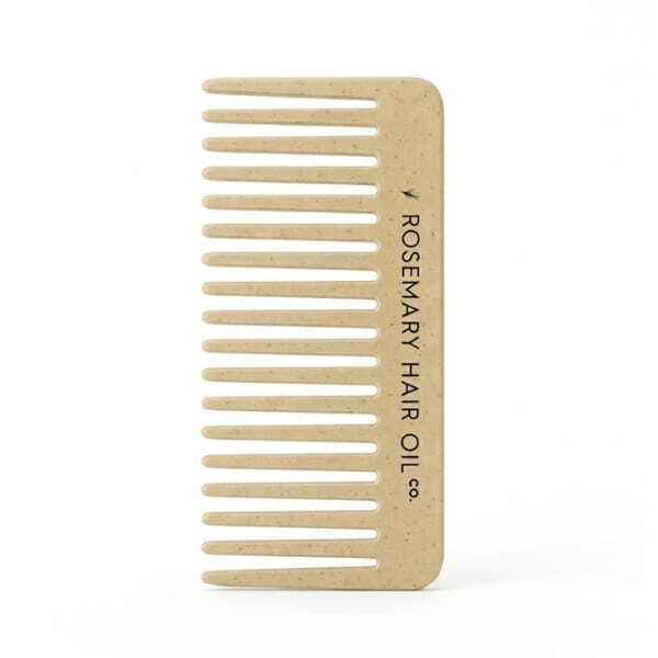 Rosemary Hair Oil Co scalp soothe essential flat comb, UK version