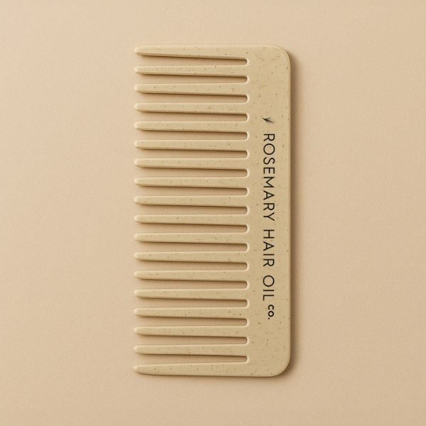 Rosemary Hair Oil Co scalp soothe essential flat comb, UK version