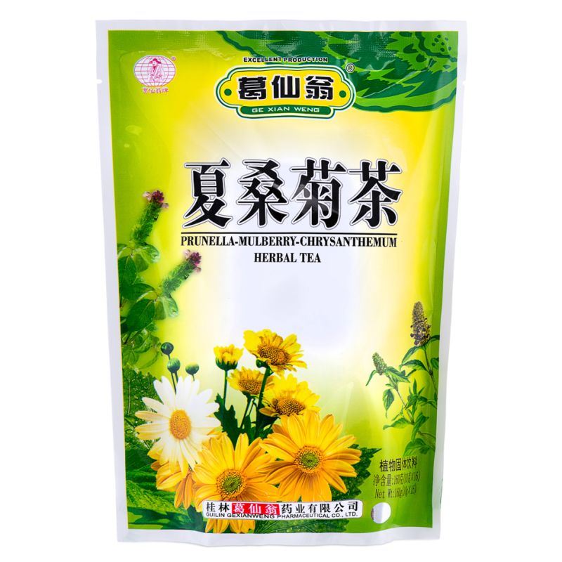 Ge Xian Weng herbal tea prunella mulberry chrysanthemum, UK version
