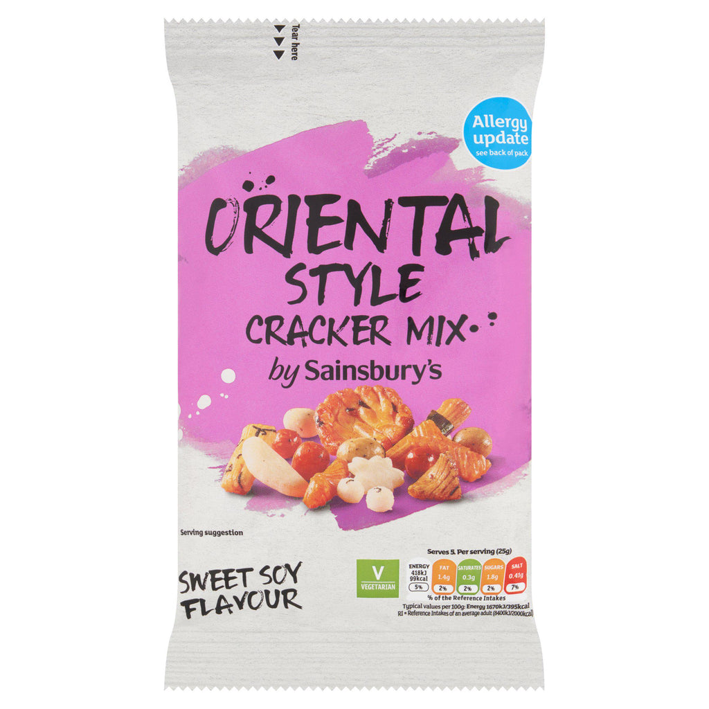 Sainsbury's Oriental Mix Sweet Soy Cracker 125g