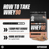 Soccer Supplement Whey90 chocolate whey protein 33 servings (British brand)