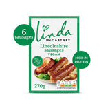 Linda McCartney Vegetarian Lincolnshire Sausages   270g