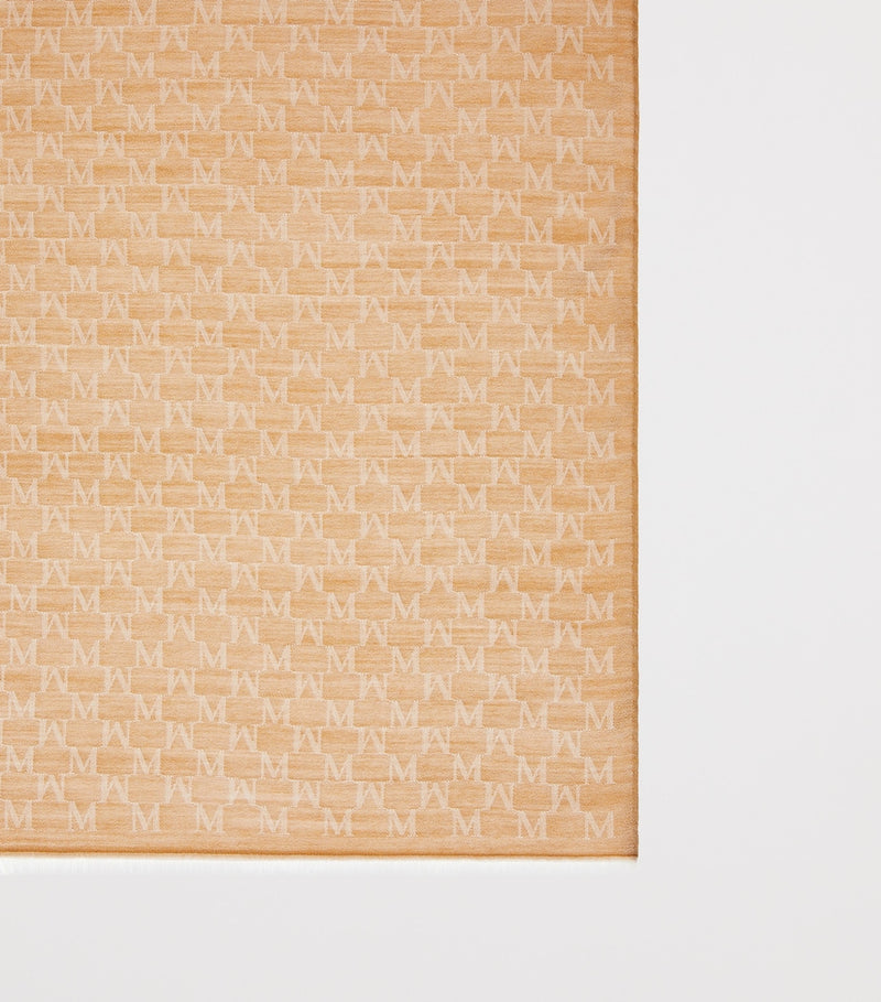 Max Mara cotton wool silk scarf 190x70cm - British product