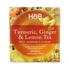 Organic Turmeric Ginger Lemon Herbal Tea 15 Tea Bags