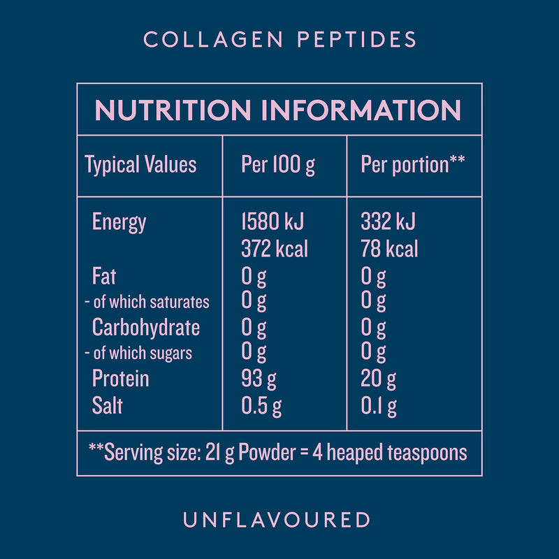 Dose & Co collagen peptide powder unflavoured 567g - British product