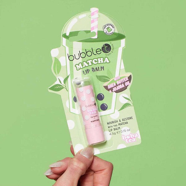 Bubble T Cosmetics Matcha Lip Balm 4.5g - British product