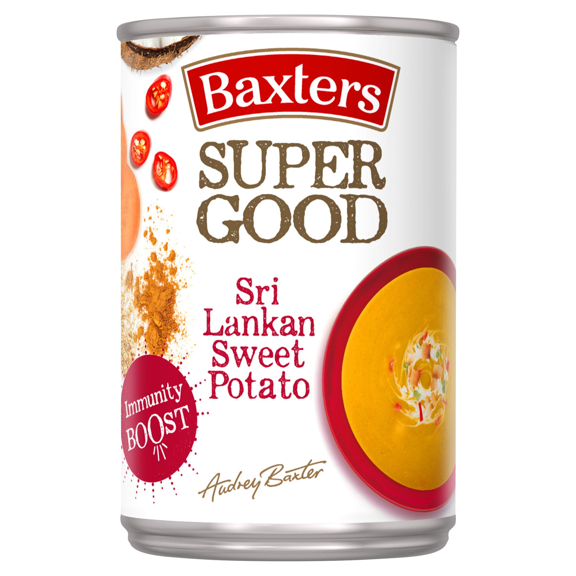 Baxters Plant Based Sri Lankan Sweet Potato 380g Soups Sainsburys   