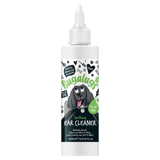 Bugalugs Soothing Ear Cleaner 200ml Dog Food & Accessories ASDA   