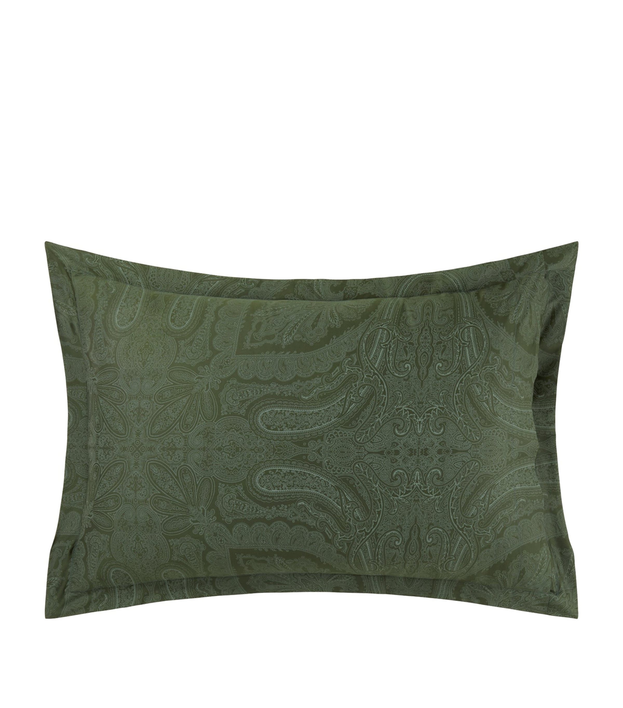 Ralph Lauren Oxford pillowcase with paisley pattern, 50cm x 75cm, imported from the UK