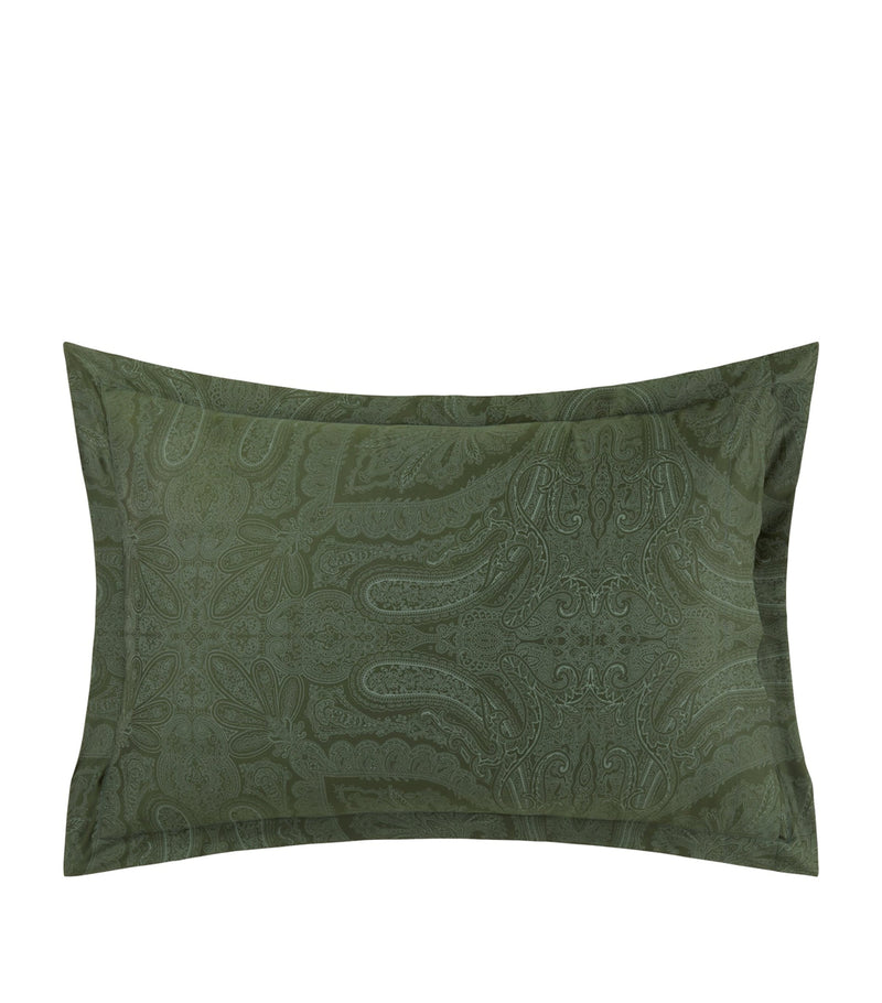 Ralph Lauren Oxford pillowcase with paisley pattern, 50cm x 75cm, imported from the UK