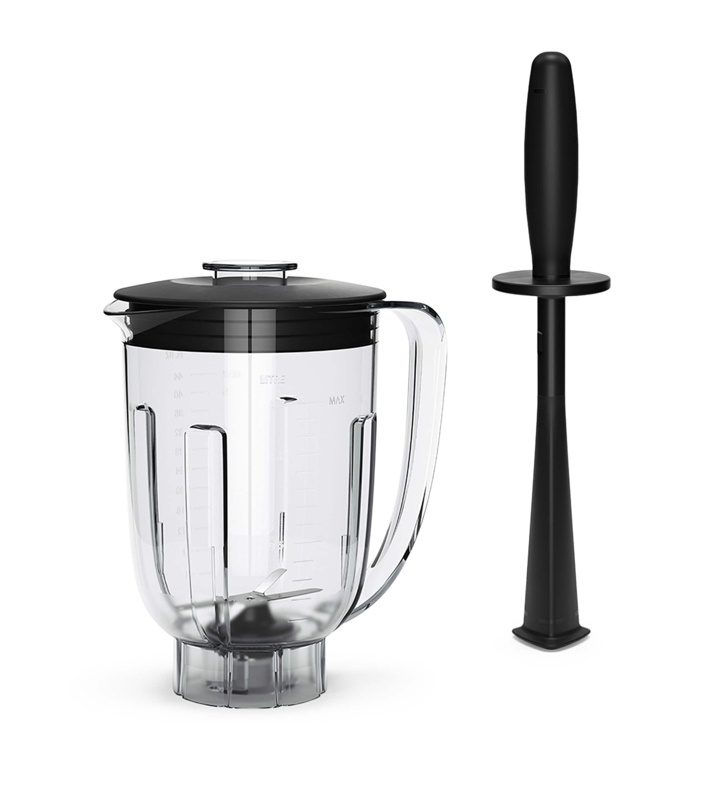 Ankarsrum blender with tamper attachment, 1.5L capacity - British product