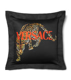 Versace Cotton-Satin Wild Cats cushion 60cm x 60cm (British brand)
