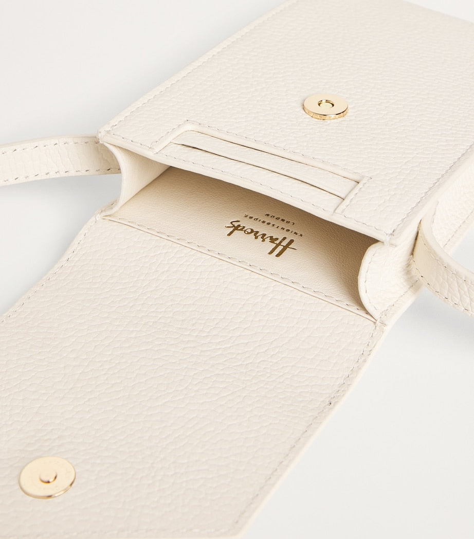 Harrods Italian leather phone pouch, UK version