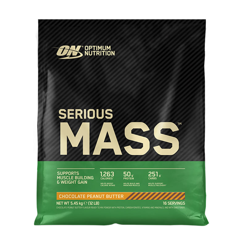 Optimum Nutrition Serious Mass chocolate peanut butter 5.45kg, UK version