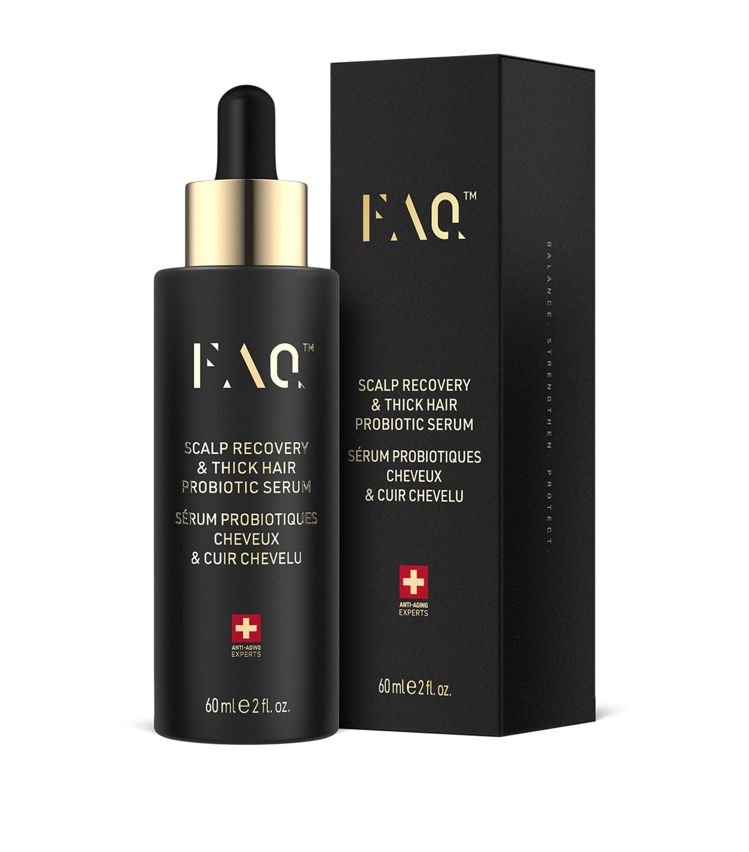 FAQ scalp recovery and thick hair probiotic serum 60ml - British product