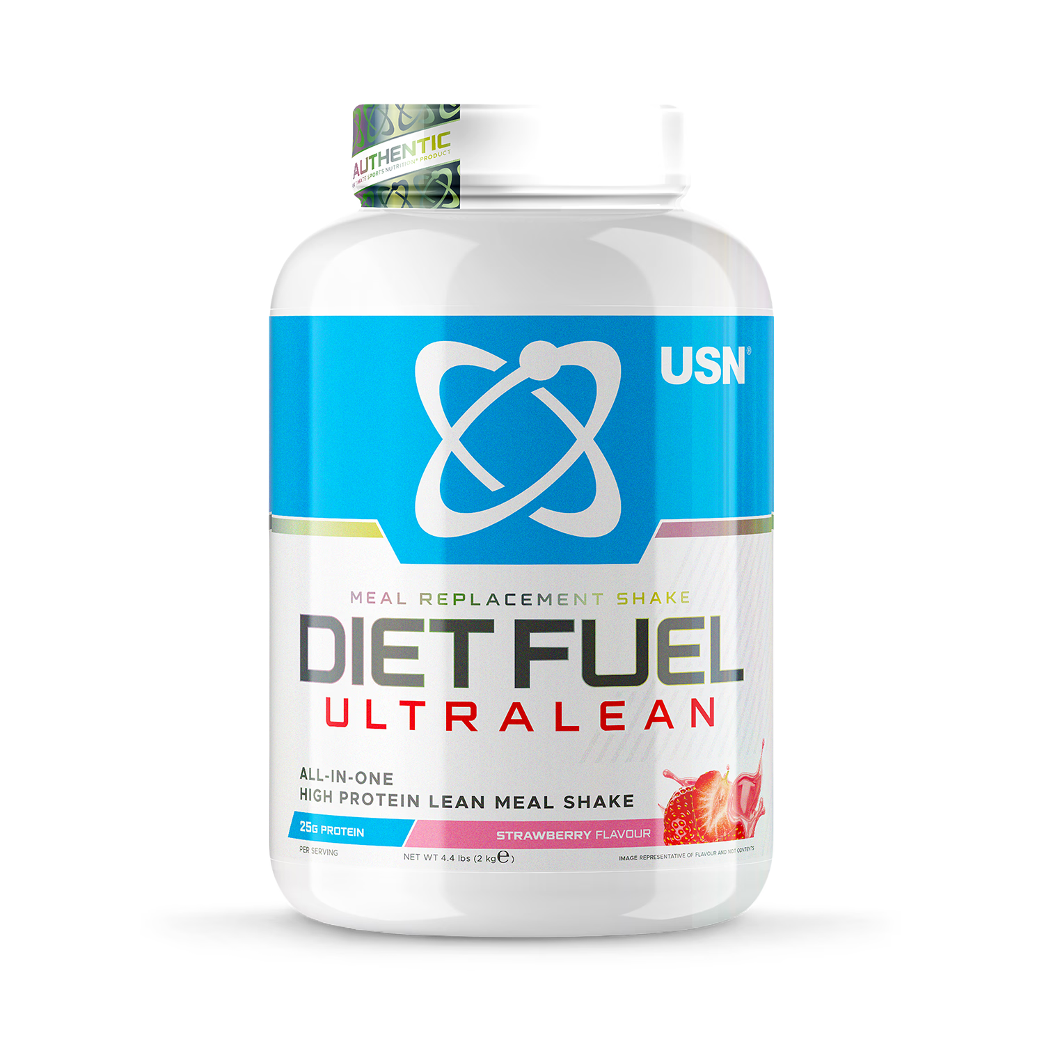 USN meal replacement shake strawberry 2kg, imported from the UK