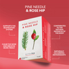 Herbal Tea Pine Needle & Rose Hip 20 Tea Bags (British brand)