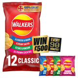 Walkers Classic Variety Multipack Crisps 12x25g GOODS Sainsburys   