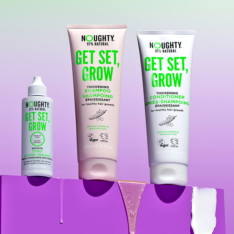 Noughty Get Set Grow thickening conditioner 250ml, imported from the UK