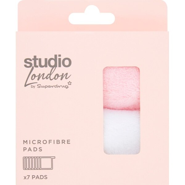 Superdrug Studio Microfibre Pads 7pk GOODS Superdrug   