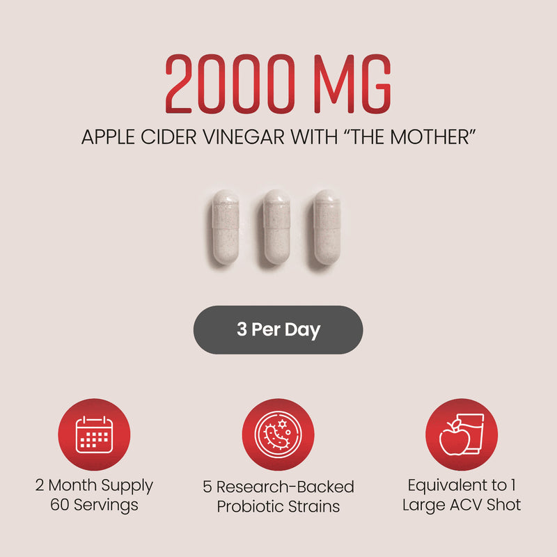 VitaBright ACV complex capsules 180 count - British product