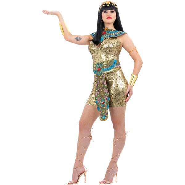Fieber Ägyptisches Kostüm Kleid Gürtel Kragen (britische Marke)