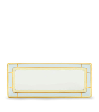 Plateau rectangulaire GINORI 1735 Colonna Diva en porcelaine 28cm