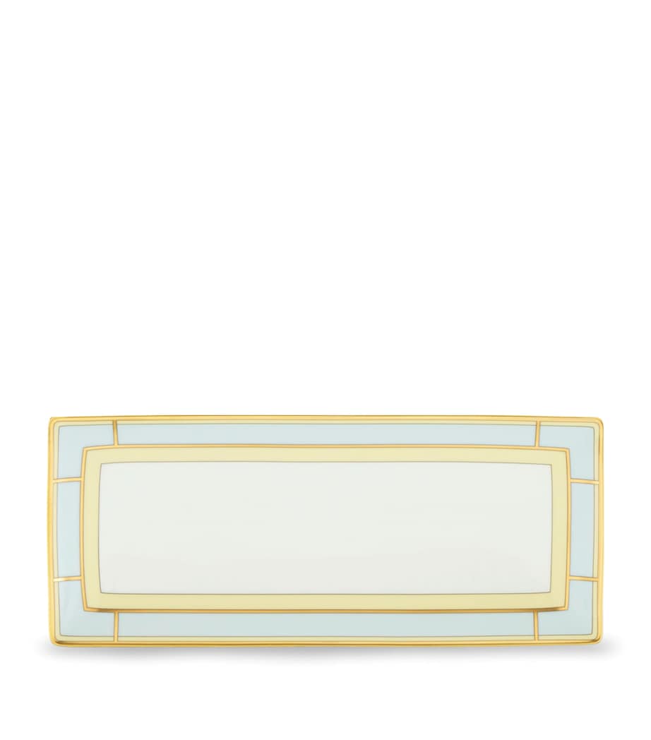 GINORI 1735 Porcelain Colonna Diva Rectangular Change Tray 28cm, UK version