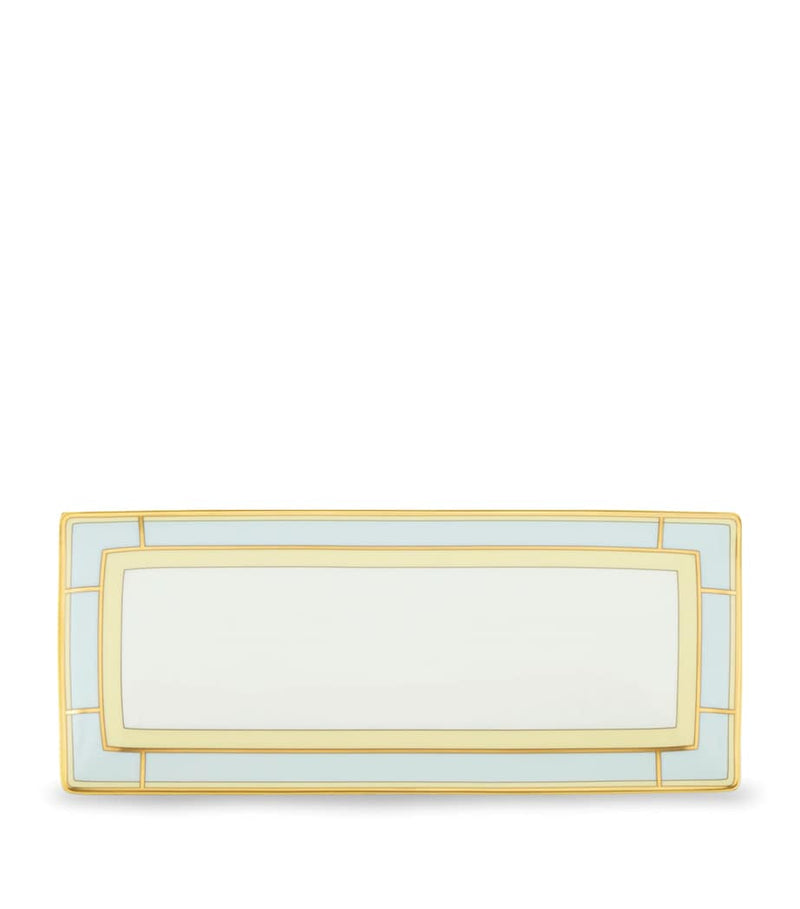 GINORI 1735 Porcelain Colonna Diva Rectangular Change Tray 28cm, UK version