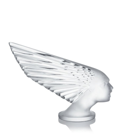 Harrods Lalique Mascot Victoire Crystal Sculpture Home Styling Piece- Buy online at McGrocer