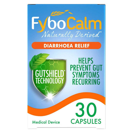 FyboCalm Diarrhoea Relief Naturally Derived - 30 Capsules GOODS Boots   