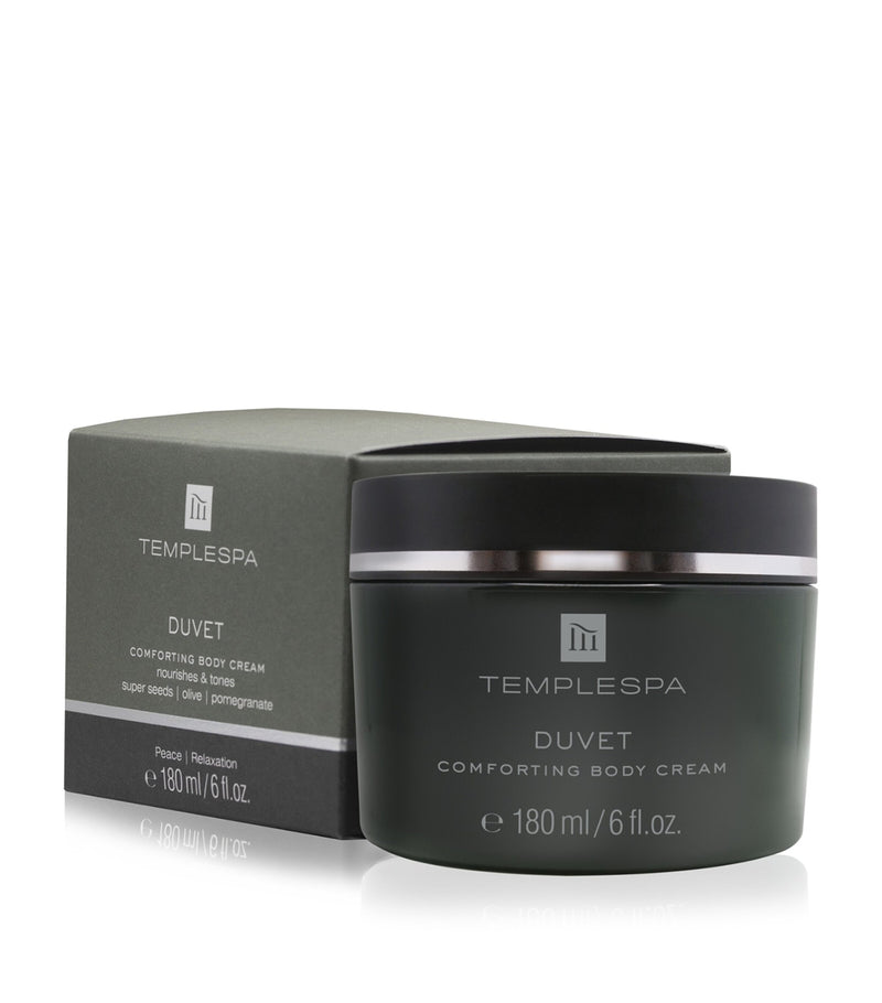 TEMPLESPA Duvet Comforting Body Cream 180ml (British brand)