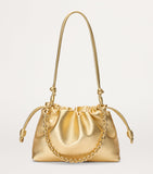 LOEWE medium metallic leather Flamenco purse, imported from the UK