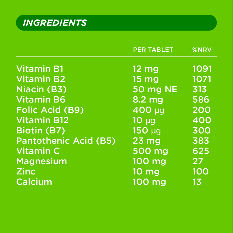 Berocca Mixed Berries effervescent tablets 15, imported from the UK