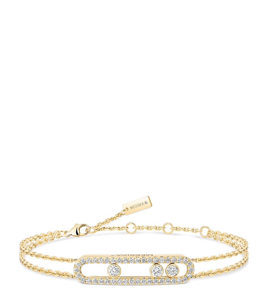 Messika Move Classique bracelet 18kt gold diamond pavé 0.65ct, UK version