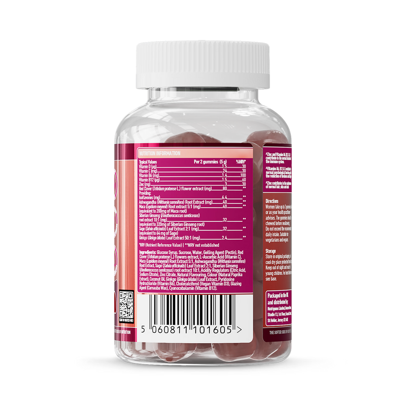 Nutrigums perimenopause support gummies 60 count (British brand)