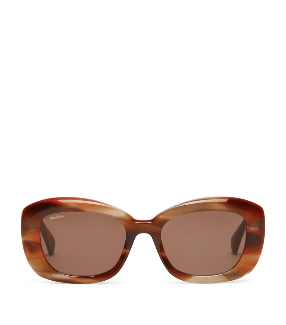 Max Mara oversized oval sunglasses, UK version
