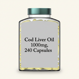 Holland & Barrett Pure Cod Liver Oil 1000mg 60 Capsules
