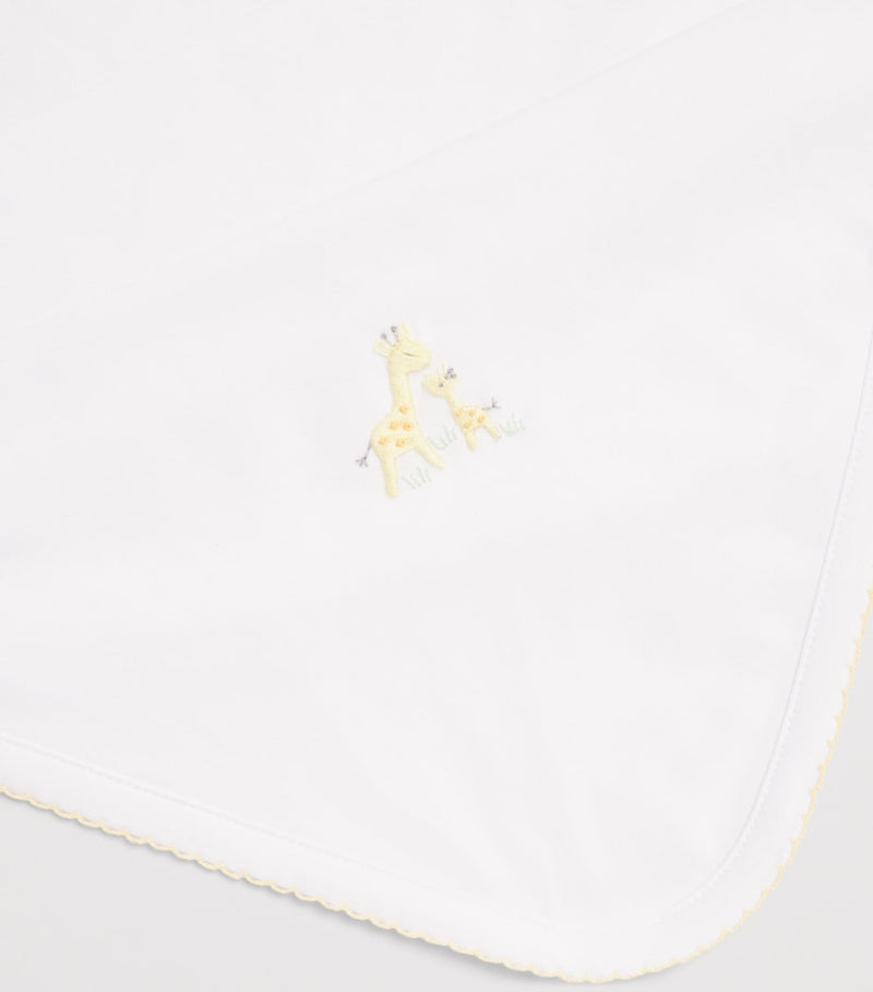 Kissy Kissy Babydecke mit Giraffenstickerei, UK-Version